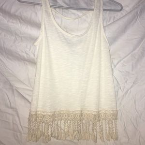 Cream color tank top
